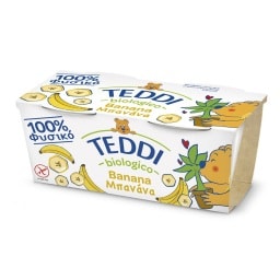 TEDDI BIO | Παιδικό Γιαούρτι Bio Μπανάνα 2x115g