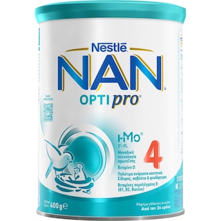 NAN | Γάλα Νηπιακό Σκόνη Optipro Νο4 2+ Ετών 400gr