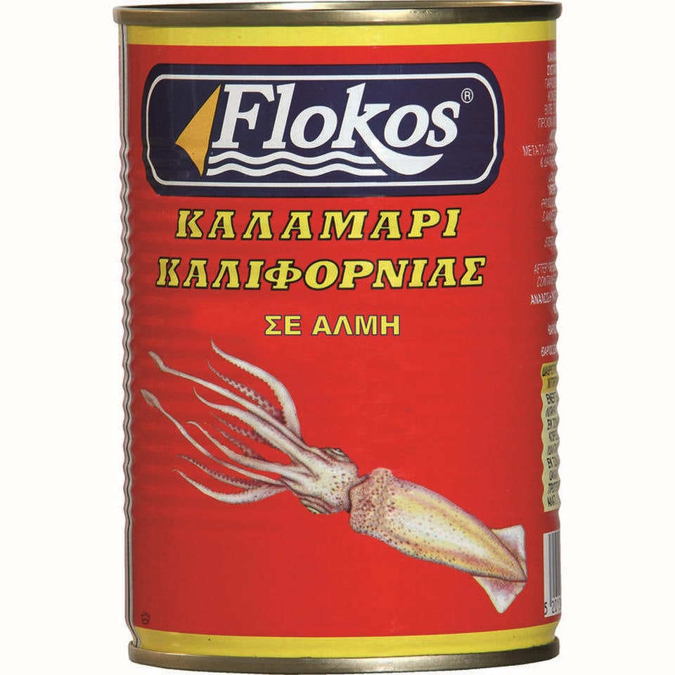 FLOKOS Καλαμάρι Καλιφόρνιας Σε Άλμη 222g