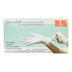 - | Γάντια Latex Εξεταστικά Μίας Χρήσης Large 100 Τεμάχια