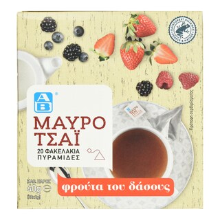 ΑΒ | Τσάι Μάυρο Φρούτα του Δάσους 20x40g