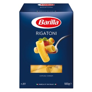 BARILLA | ΠΑΣΤΕΣ ΖΥΜΑΡΙΚΩΝ ΡΙΓΚΑΤΟΝΙ Νο89 500 GR