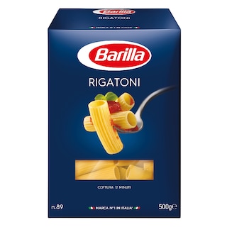 BARILLA | ΠΑΣΤΕΣ ΖΥΜΑΡΙΚΩΝ ΡΙΓΚΑΤΟΝΙ Νο89 500 GR