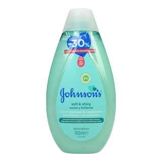 JOHNSON BABY | Σαμπουάν & Conditioner Soft & Shiny 2σε1 500ml Έκπτωση 30%