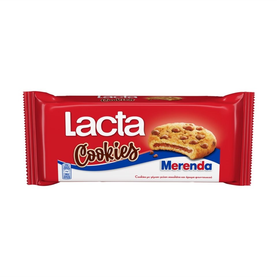 LACTA Μπισκότα Cookies Merenda 156g