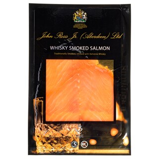 JOHN ROSS | SMOKED SALMON ΜΑΡΙΝΑΡΙΣΜΕΝΟΣ ΜΕ ΟΥΙΣΚΙ JOHN ROSS 100GR