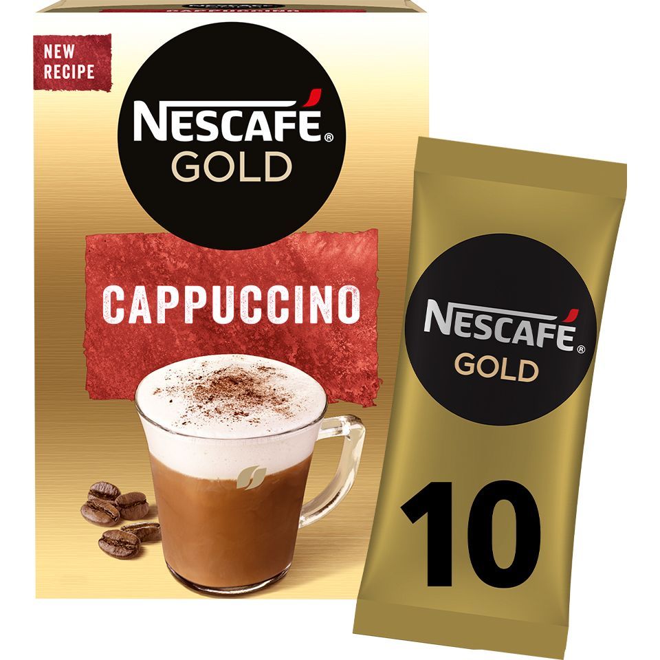 NESCAFE, GOLD, Στιγμιαίος Καφές Cappuccino 10x14gr