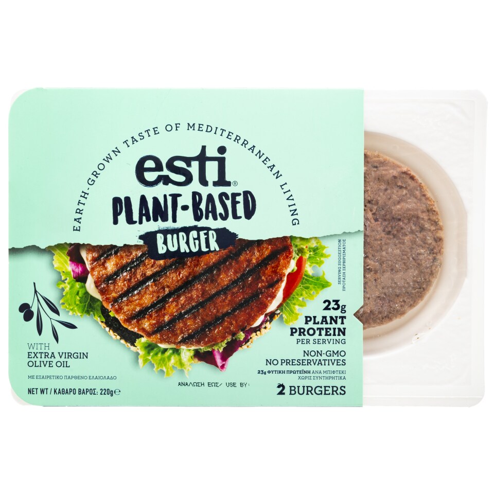 ESTI Μπιφτέκια Vegan Προψημένα 220gr