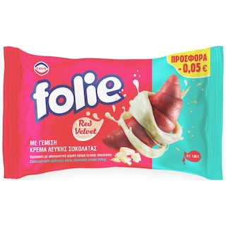 FOLIE | Κρουασάν Red Velvet 100g Έκπτωση 0.05Ε