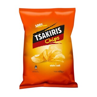 ΤΣΑΚΙΡΗΣ | Τσιπς Αλάτι 400g