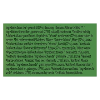 LIPTON | TEA GREEN SPINGY MINT PYRAMID 20 BAGS