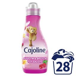 CAJOLINE | Μαλακτικό Ρούχων Λίλιουμ & Φρούτα Του Δάσους 28 Μεζ.