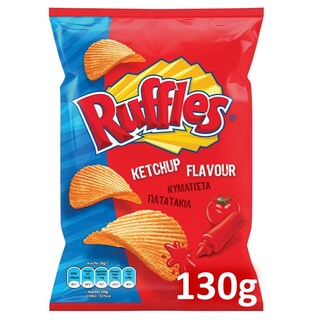 RUFFLES | Τσιπς Κέτσαπ 130g