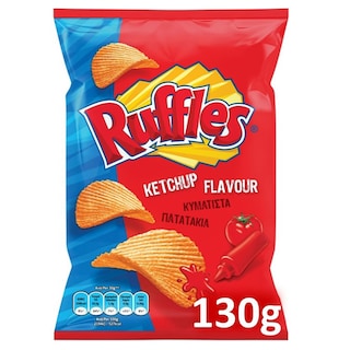 RUFFLES | CHIPS ΚΕΤΣΑΠ 130 GR