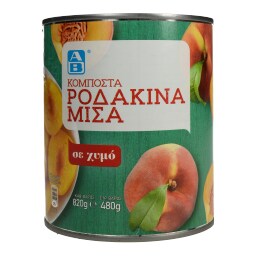 ΑΒ | Κομπόστα Ροδάκινα Μισά 820g