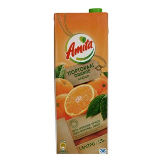 AMITA | ΦΥΣΙΚΟΣ ΧΥΜΟΣ ΠΟΡΤΟΚΑΛΙ 1.5LT