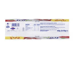 FRUYO | Επιδόρπιο Γιαουρτιού 0% Φράουλα 3x150g 2+1 Δώρο