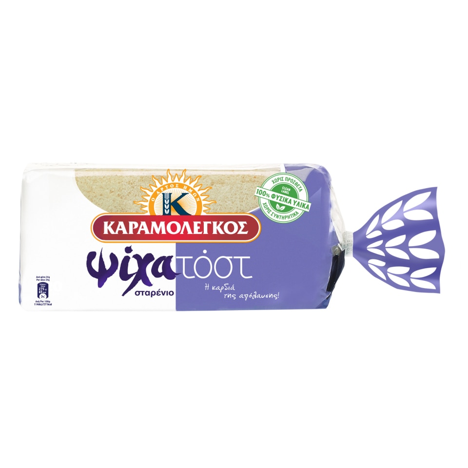 Ψωμί Τοστ Ψίχα Σίτου 480g