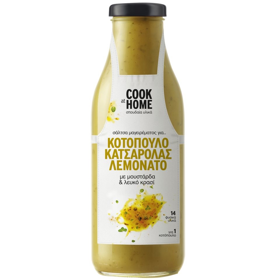 COOK AT HOME Σάλτσα Κοτόπουλο Κατσαρόλας Λεμονάτο 520g