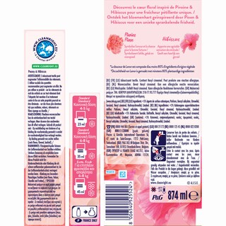 LENOR | Μαλακτικό Ρούχων Peony & Hibiscus 38 Μεζούρες