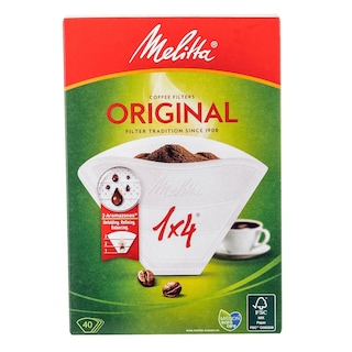 MELITTA | ΦΙΛΤΡΑ ΓΙΑ ΚΑΦΕ ΔΙΑΣΤΑΣΗ 1 X 4 40 ΤΕΜ