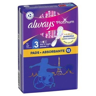 ALWAYS | Σερβιέτες Ultra Platinum Night 12 Τεμάχια