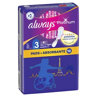 ALWAYS | Sanitary Pads Platinum Ultra Night 12 Pieces