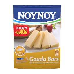 ΝΟΥΝΟΥ | Gouda Bars Ατομικά Συσκευασμένα Μπαστουνάκια 6x20g Έκπτωση 0.40Ε