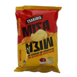 ΤΣΑΚΙΡΗΣ | ΤΣΙΠΣ ΜΕ ΚΕΤΣΑΠ ΚΑΙ ΜΟΥΣΤΑΡΔΑ 70 GR