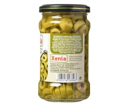 XENIA | Green Olives Slices 40% Less Salt 150g