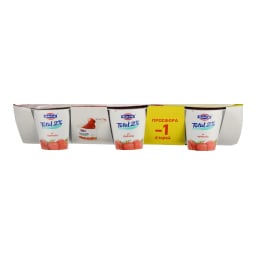 TOTAL | YOGHURT STRAWBERRY 510 GR 3Χ170GR 1E CHEAPER
