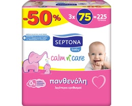 SEPTONA | SEPTONA ΜΩΡ/ΛΑ PANTHENOL 3X75 50% CALM N CARE ΠΑΝΘΕΝΟΛΗ 3 X 75 ΤΕΜ