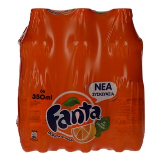FANTA | ΑΝΑΨΥΚΤΙΚΟ ΠΟΡΤΟΚΑΛΙ ΦΙΑΛΗ 6 Χ 350 ML