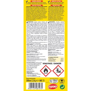 AROXOL | Εντομοκτόνο Spray Μύγες & Κουνούπια 300ml Έκπτωση 0.45Ε