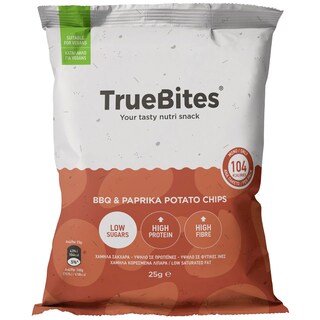 TRUE BITES | Τσίπς BBQ Πάπρικα 25 gr