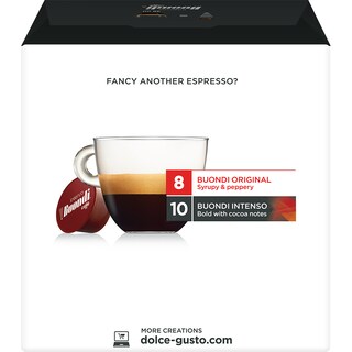 NESCAFE | DOLCE GUSTO | Κάψουλες Καφέ Dolce Gusto Intenso Buondi 112g