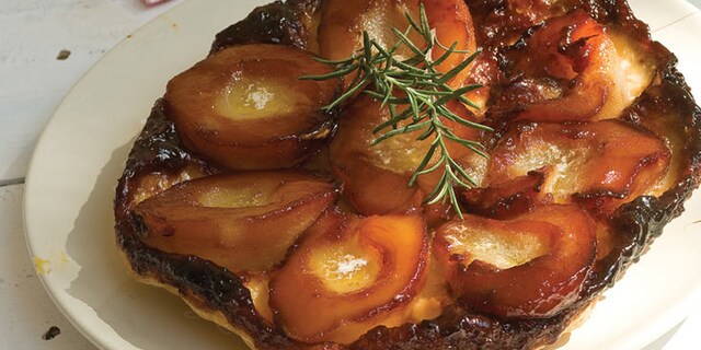 Tarte tatin με αχλάδι