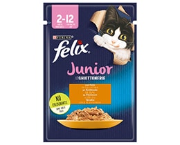 FELIX | Γατοτροφή AGAIL Junior με Κοτόπουλο σε Ζελέ 85g