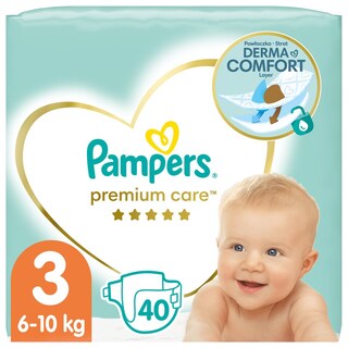 PAMPERS | PAMPERS PREMIUM CARE N3 40T VP PREMIUM CARE NΟΥΜΕΡΟ 3 (5-9 KG) 40 ΤΕΜ