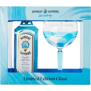BOMBAY | Τζιν Sapphire Dry 700ml + Ποτήρι