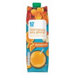 ΑΒ | NECTAR JUICE ΠΟΡΤΟΚΑΛΙ ΜΗΛΟ ΒΕΡΙΚΟΚΟ 1 LT