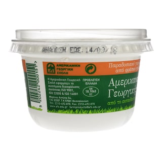 ΑΜΕΡΙΚΑΝΙΚΗ ΓΕΩΡΓΙΚΗ ΣΧΟΛΗ | YOGHURT  220GR