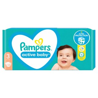 PAMPERS | Πάνες Μωρού Active Baby Νο3 54 Τεμάχια