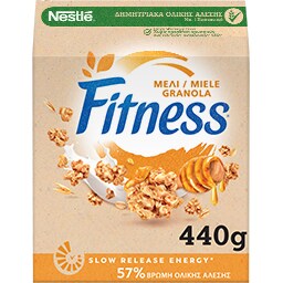 FITNESS | Δημητριακά Ολικής Άλεσης Granola Μέλι 440gr