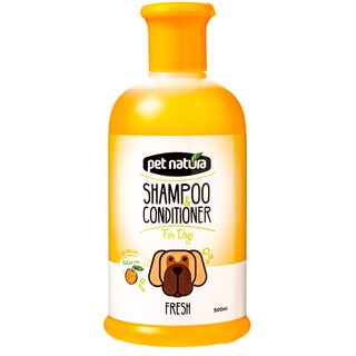 PET NATURA | Σαμπουάν και Conditioner Σκύλων με Ροδάκινο  500 ml