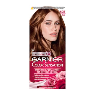 COLOR SENSATION | Βαφή Μαλλιών Σετ 6.35 Ζεστό Καφέ 1 Τεμ.