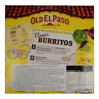 OLD EL PASO | Burrito Kit Beans & Chili 620g