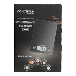 CONCEPTUM | Ζυγαριά Κουζίνας KSC301 Inox 1 Τεμάχιο