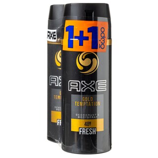 AXE | Αποσμητικό Spray Gold Temptation 150ml (1+1 Δώρο)