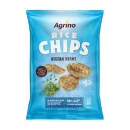 AGRINO | Τσιπς Ρυζιού Aegean Herbs 60g